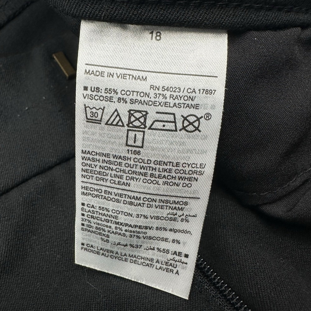 Old Navy High Rise Pixie Split Hem Full Length Pa… - image 8